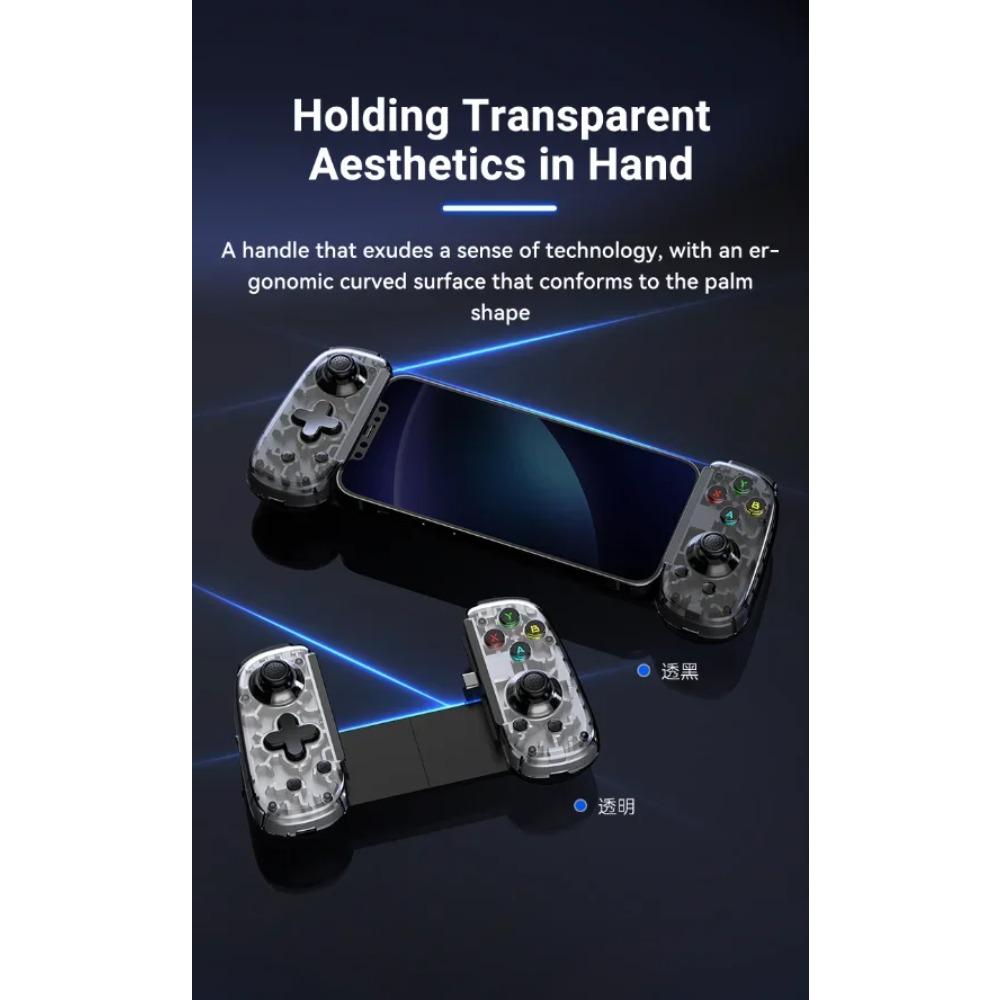 Wireless Gaming Stretching Controller for Switch/PC/Android/iOS Hall Joysticks Foldable Type-C Interface Gamepad NEW