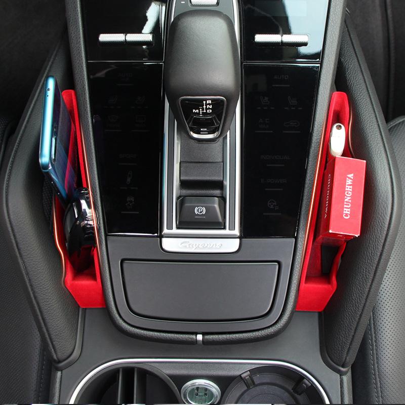 Accessory For Porsche Cayenne 2011 2012 2013 2014 2015 2016 2017 2018  Armrest Holder Gap Storage Box Console Car