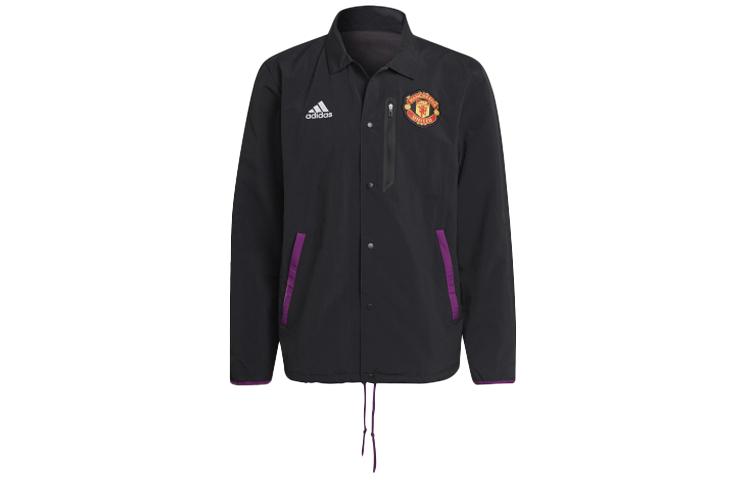 

Adidas MUFC Jackets Men s Black Lapel Moderate Other GR3911 S