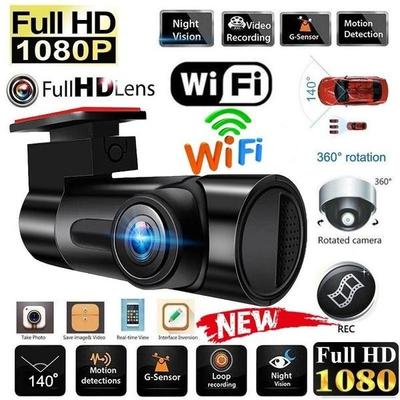 1080P WiFi Car DVR Dash Cam Mini Hidden 1080P DVR Driving Recorder Camera Night Vision