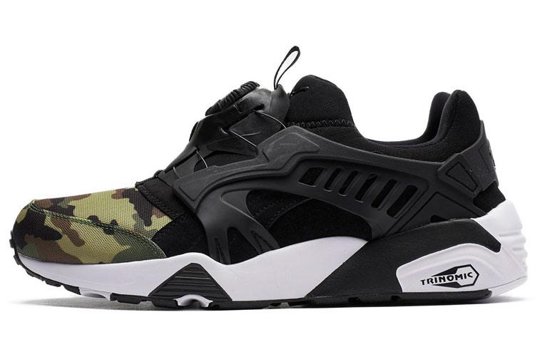 PUMA Disc Blaze Camo Black White 363765-01 39
