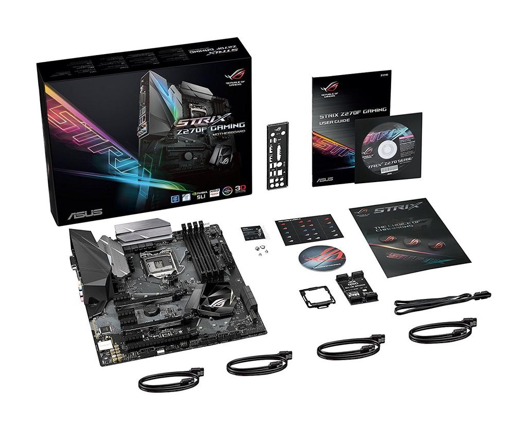 ASUSTeK Intel-Motherboard LGA1151-kompatibles ROG STRIX Z270F GAMING mit Z270 [ATX]