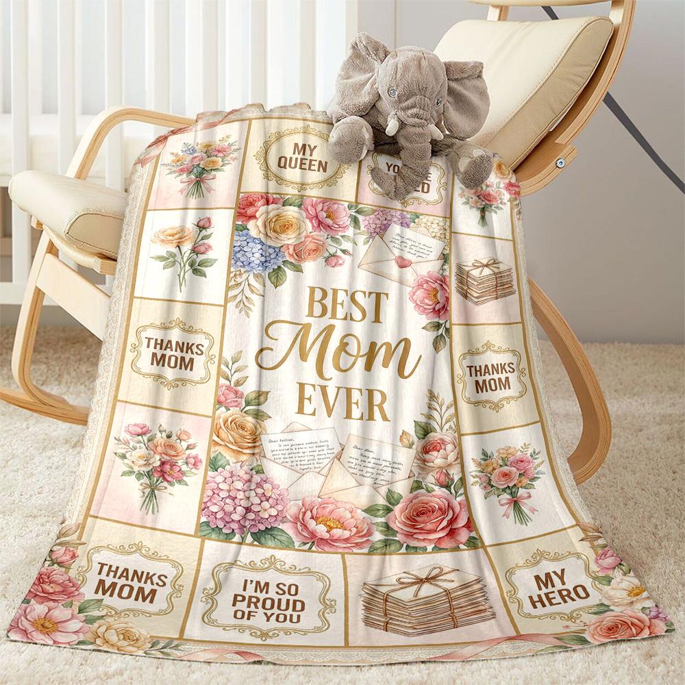 Mother's Love And Sunshine Blanket Suitable for Sofas,travel, Living Rooms Also a Good Gift for Friends and Family Suitable for All Seasons.