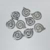 Stainless Steel Whirlpools Charm Pendant Keychain Jewelry Making DIY Accessories
