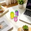 Mini Fruit Shaped Stress Relief Squeeze Toy Random Style Soft Gel Sensory Decompression Handheld Fidget for Office Home School