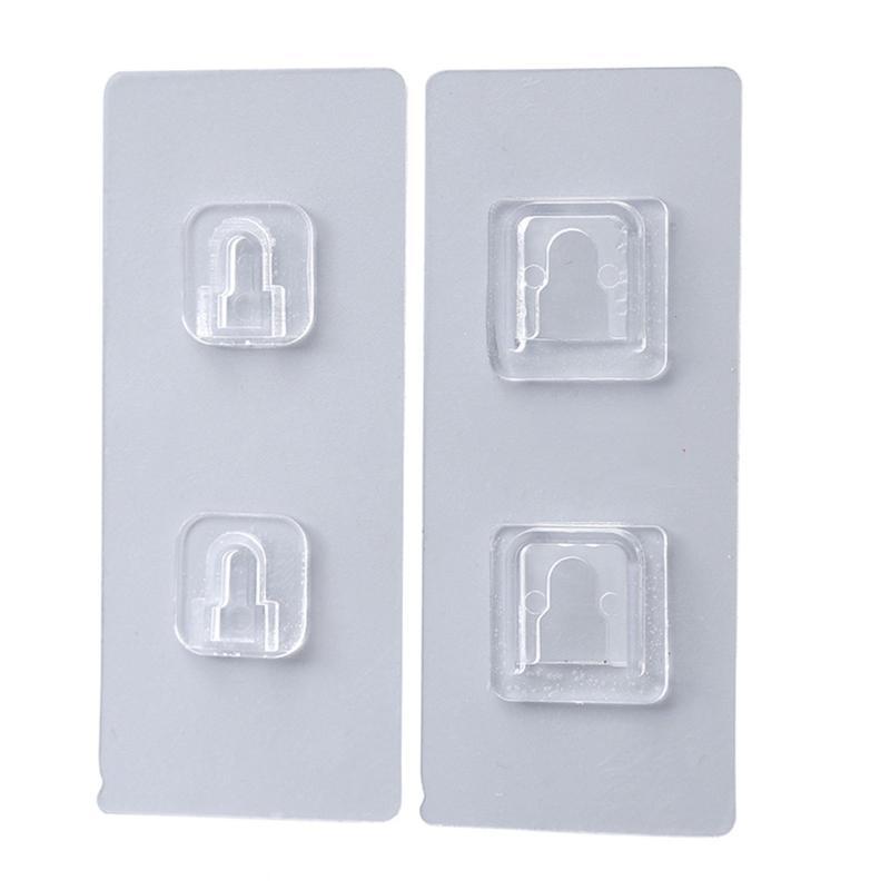 Strong Sticker Buckle Strong Stickers Sticky Hooks Set of 2 Hanger for Home Kitchen Dormitory Router Holder Socket Storage
