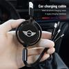 Car Interior Charging Data Cable Scalable 3 In 1 Phone Charger For MINI Cooper R56 F56 R50 JCW Cabrio Aceman Countryman Clubman