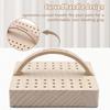 54 Slots Wooden Nail Drill Bit Storage Holder With Handle Multifunction Nail Salon Grinding Head Display Stand Accessories