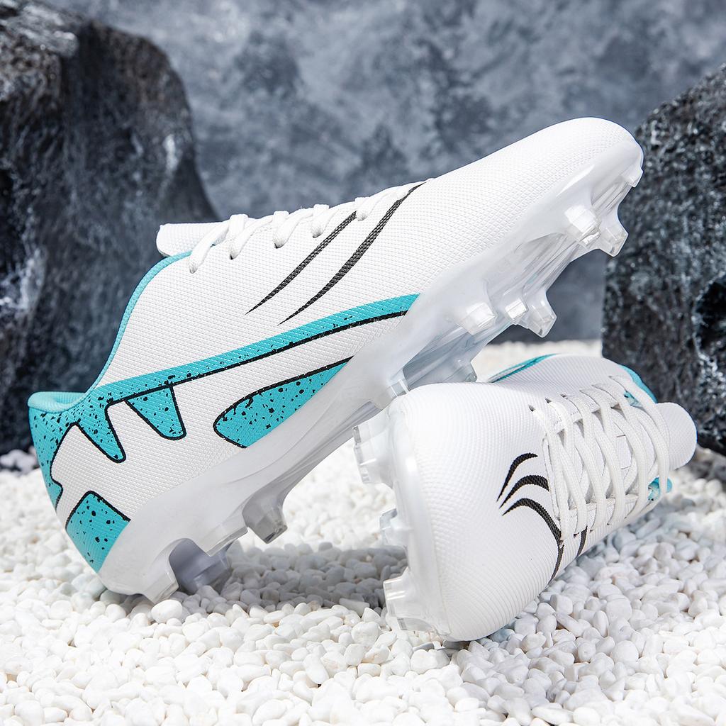 Low-top football shoes for children, boys and students, girls, broken nails, green training shoes, club game football shoes