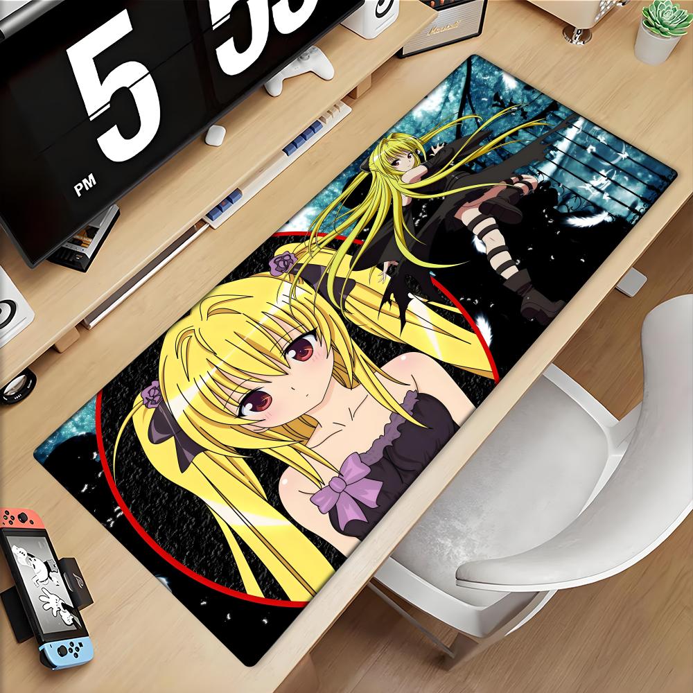 Rubber Mouse Pad To LoveRu Hd Printing Keyboard Desk Mats Kawai Cute Girl NonSlip Desk Mat Xxl90x40cm Student Writing Pad