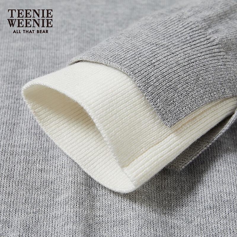 Teenie Weenie Women's Bear Letter Knit Sweater