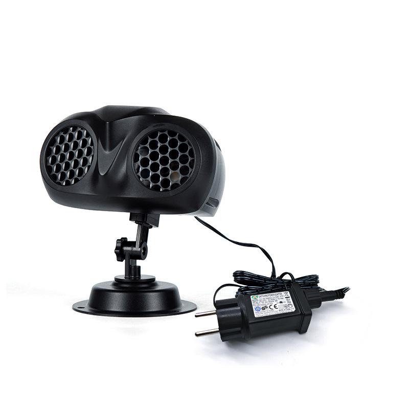 

Светодиодный проектор снежинок с дистанционным управлением: Уличная рождественская декорация высокой яркости 9W