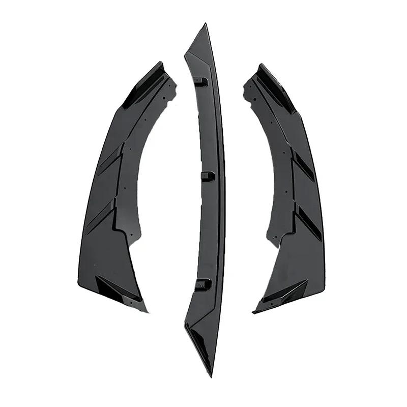 For Volkswagen Golf 8 MK8 GTI GTD GTE Rline 2020-2024 Auto Front Bumper Lip Body Guards Cover Car Lower Side Splitters Cover Kit