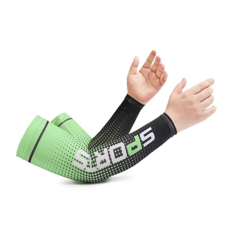 Ice Silk Sun Protection Arm Sleeves for Men & Women - Loose-Fit, Plus Size, Ideal for Summer Sports & Driving
