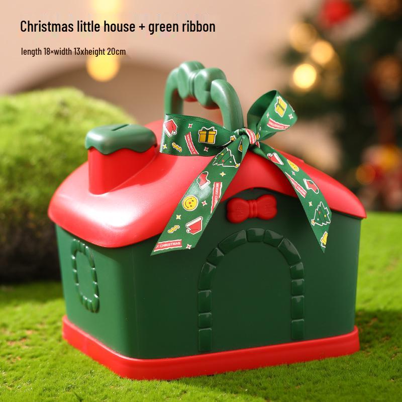 Christmas Eve Apple Gift Box - Creative Little House Candy Packaging for Kids