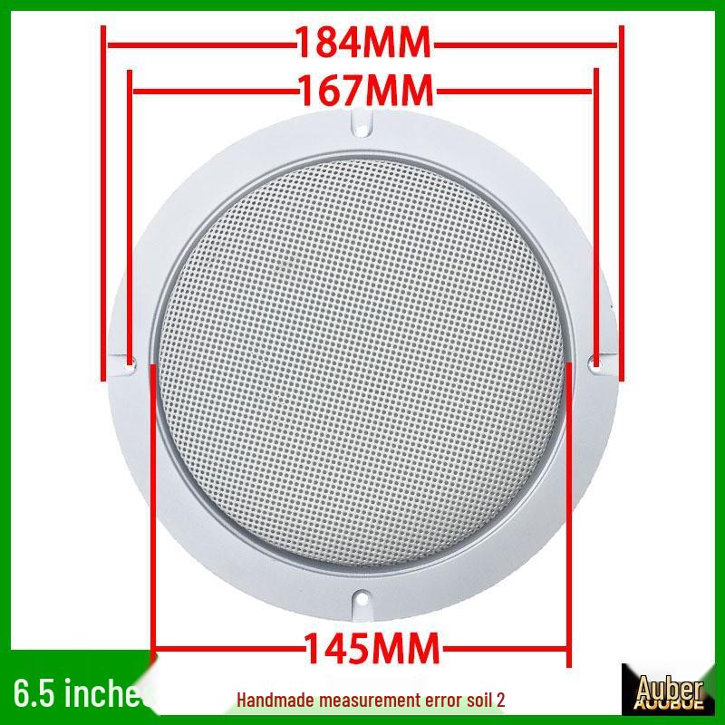 White Metal Mesh Speaker Horn Covers: 2, 3, 4, 5, 6.5, 8, 10 Inch
