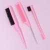Pro Pointed Tail Salon Hairdressing Hair Styling Anti-Static Comb Hair Brush Steel Needle Pin Rat Tail Combs Barber Accessories
