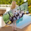 TV All Of Us Are Dead Microfiber Printed Beach Towel Mountain Climbing Yoga Beach Swimming Running Absorbent Soft Towel
