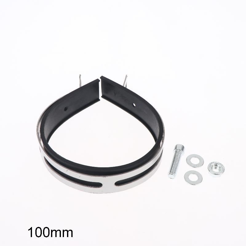Motorrad Auspuff Schalldämpfer Klemme Auspuffrohr Halterung Befestigungsring Aufhänger Band Befestigung 60/88mm Halterung