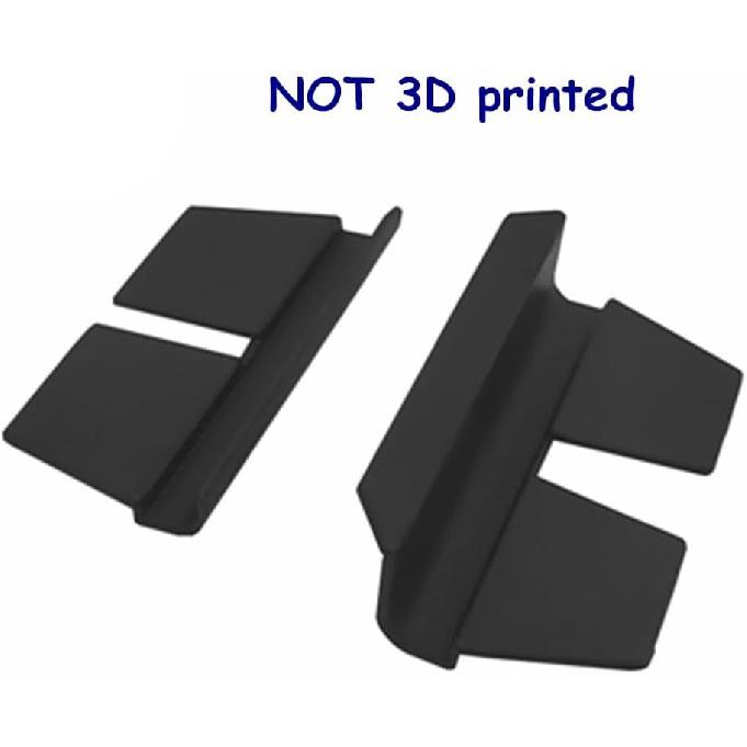 2Pcs T-Top End Cap Seals, Front & Rear T-Top End Cap Seals for Chevy Camaro Firebird 1993-2002, Replace 10248550, 10248551,Black