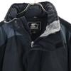 STARTER 00s Long sleeve Zip jacket M Black series Fleece Lining Old Men's Used