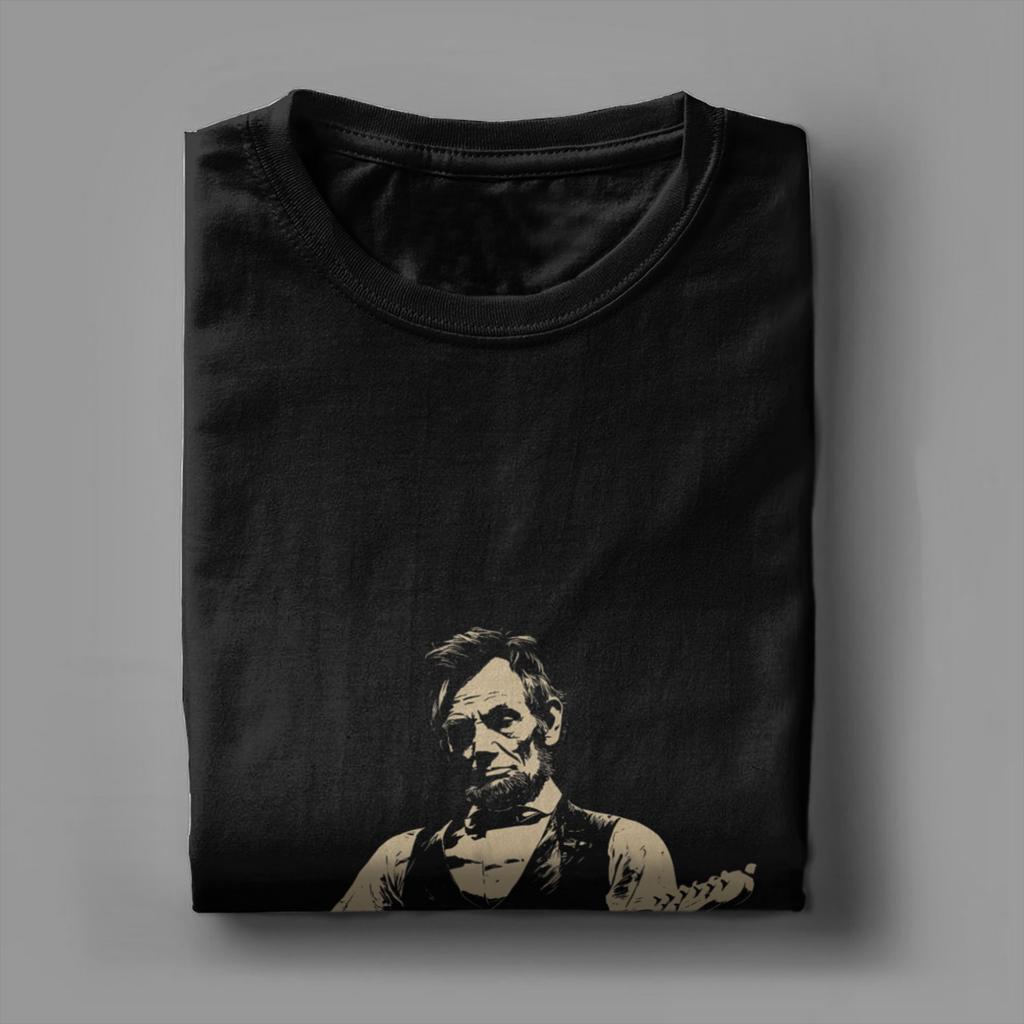 Harajuku T Shirt Summer Abraham Lincoln Trending Tshirts Cotton Tshirt For Adult Y2k Funny Design Short Sleeve Tops
