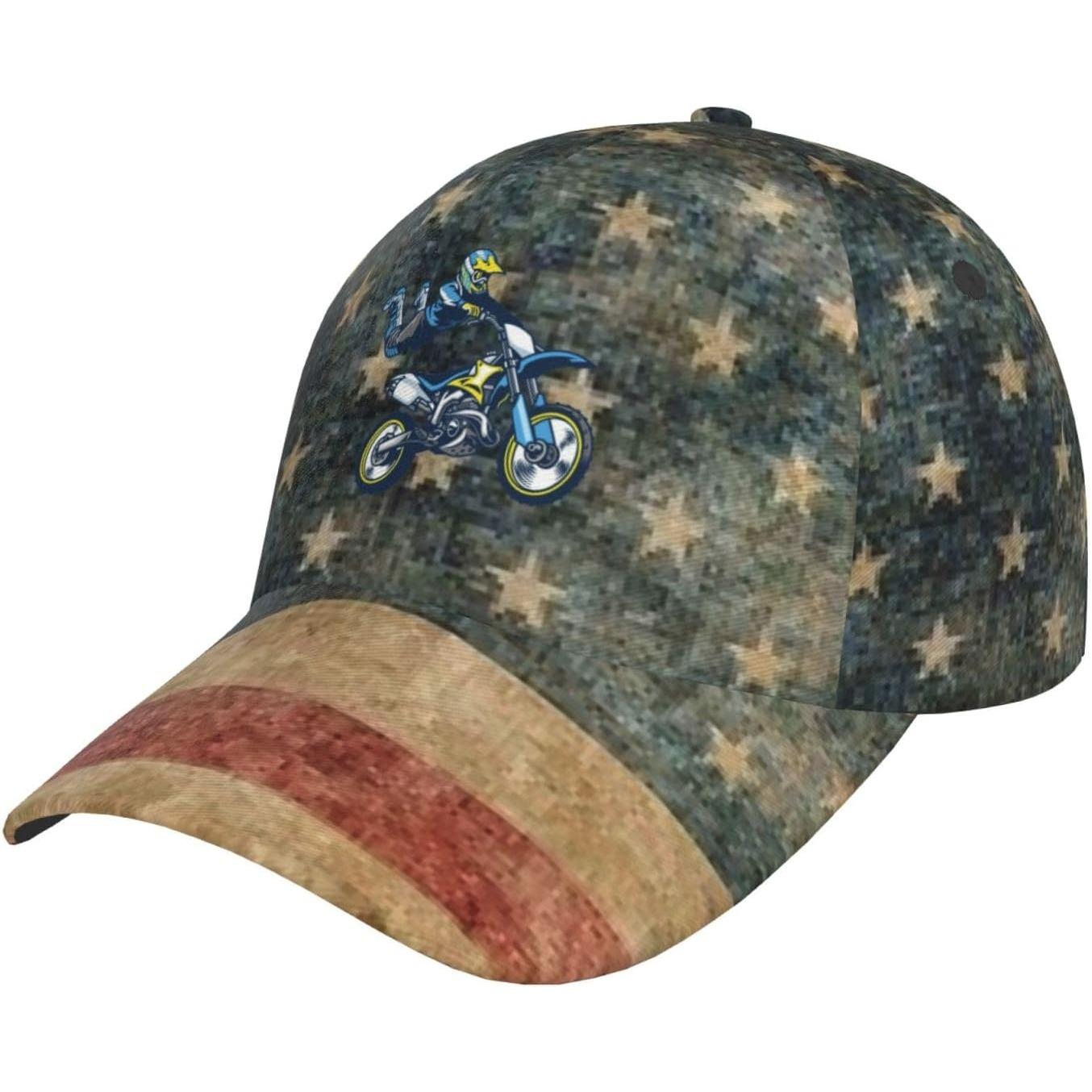 

Got Dirt Bike Motocross Racing Flag Snapback Cap Dad Hat Adjustable Baseball Cap Classic Polo Hats Black One Size