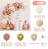 Tender Orange Pink Macaron Balloon Garland Arch Kit Birthday Party Decor Kids Wedding Birthday Party Supplies Baby Shower Ballon