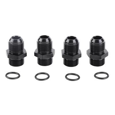 4 STÜCK O-Ring Boss Außengewinde Kraftstoffadapter 1500PSI O-Ring Kraftstoffverteilerrohr Adapteranschluss für Kraftstoffverteilerrohr Ölkühler Kraftstoffpumpe 10AN ORB