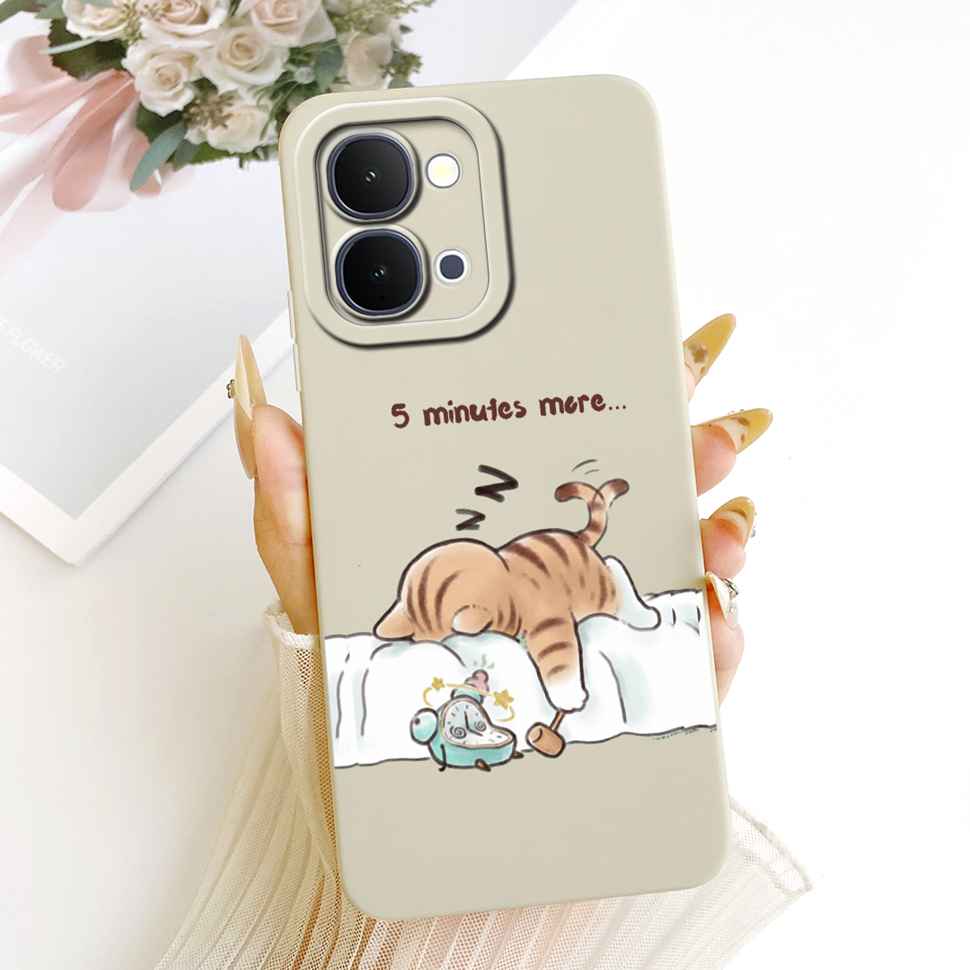 For Vivo Y31d 4G V2543 Case Fashion Cartoon Painting Silicone Full Protcetion Back Cover For Vivo Y 31d Y31D 4G Bumper Shell