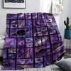 1 Stück Flanelldecke mit Weltraum-Print, Hohe Qualität, Bequem für alle Jahreszeiten, Heimdekoration, Wärme und Komfort, Perfekt für Weihnachtsgeschenke W159
