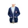 New MLB Knitwear Unisex Marine Blue 3AKCV0131-43NYS