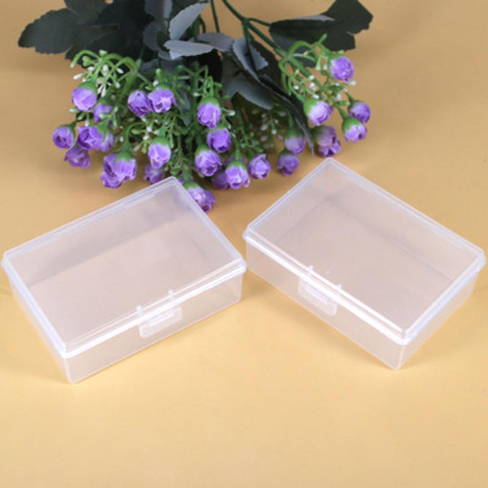 Game Transparent 2pcs Plastic Boxes Plastic Storage Case Playing Cards Container Playing Card Box
