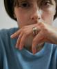 Verte [925 Silver] Cinq.Silver.225 / Lacet Ring