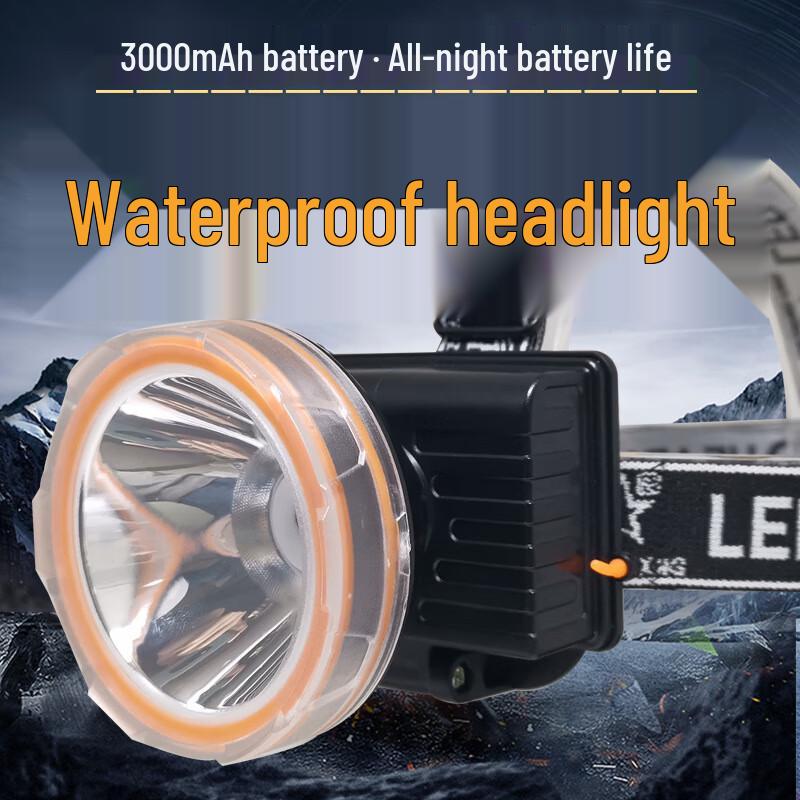 50W Rechargeable Waterproof Headlamp