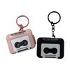 Vintage Styles Small Recorder Keychain Portable Music Box Fun Toy and Decorative Accessory for Bags or Desks Ornament