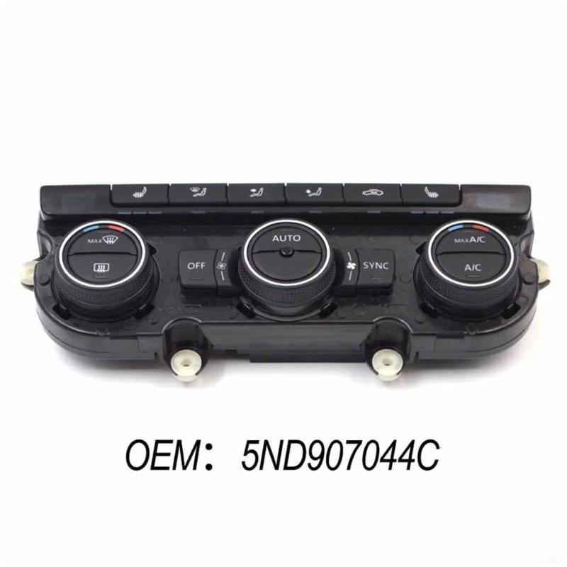 Air Condition Control Panel Switches 5ND907044C for Golf MK6 AC Seat Heating Control Module Panel Automotive Accessory