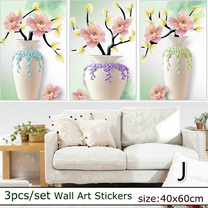 

3 шт./комплект. Самоклеючі декоративні наклейки на стіну. Теплий плакат. Фоновий малюнок. J