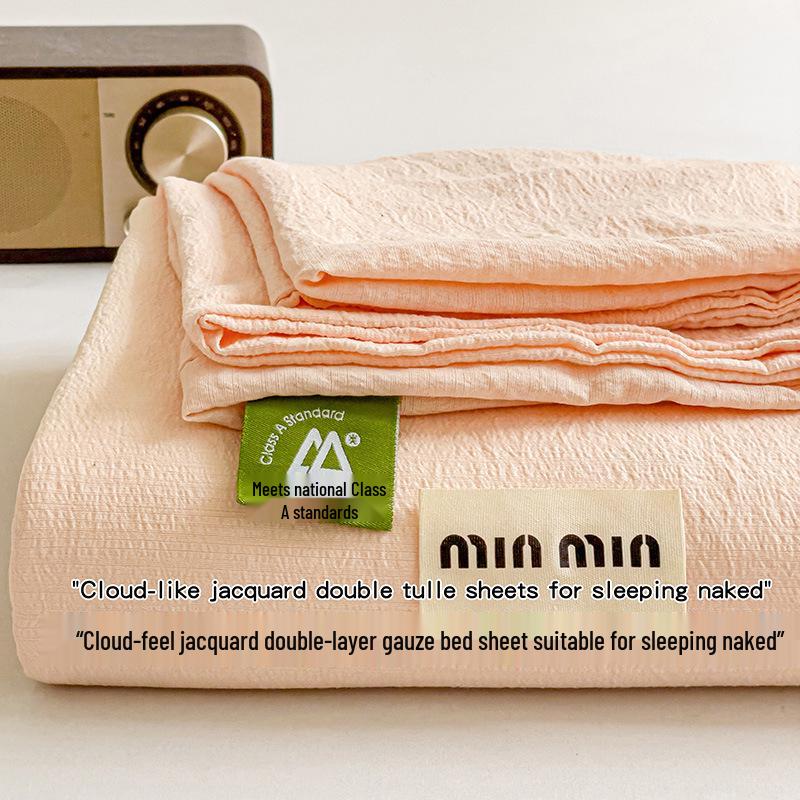 

Минималистичный однотонный комплект простыней на резинке с наволочкой и защитным чехлом для матраса One Pillowcase