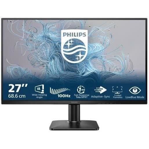 PC Screen - Philips - 27" - Fhd - 100hz - Va Panel - 1ms - 27e2n1100l