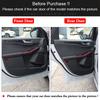 For Ford Escape -2025 Car Inner Door Anti-Kick Pad Cover Sticker Glove Box Anti-dirty Protective Accessories 2024