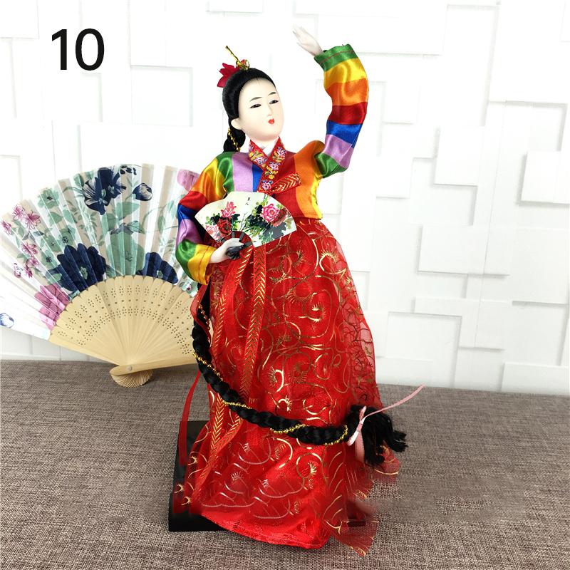 Korean Palace Hanbok Doll Ornament Princess Korean Drama Doll Toy Restaurant Home Decor Display Miniatures Desktop Ornament Gift