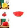 Cuddly Plush Fruits Vegetables Keychain Pendant Dolls Banana Orange Peach Eggplant Carrot