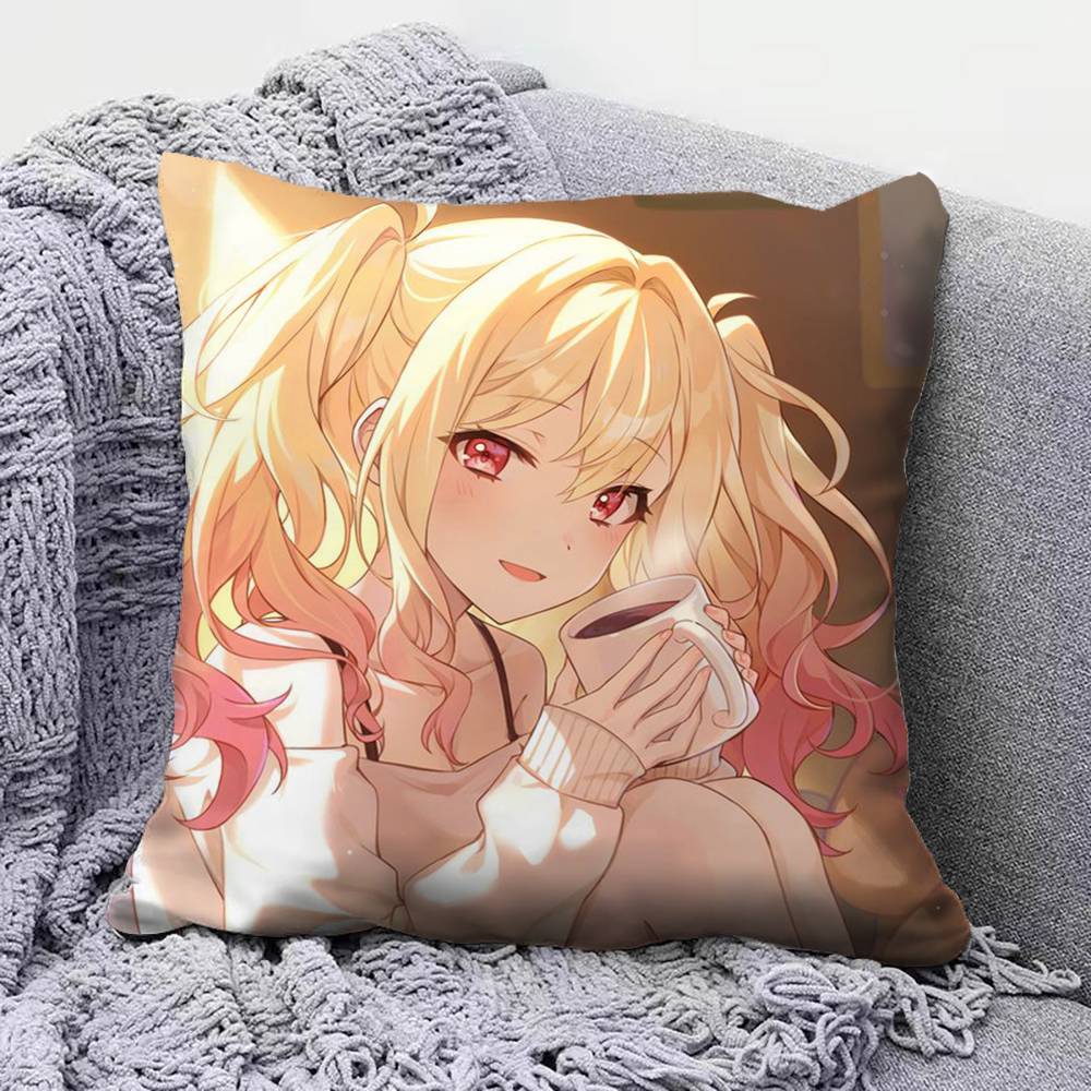 

Saki Tenma Cute Home Sofa Cushion Covers and Aecorative Custom Pillow Covers 30x30 cm