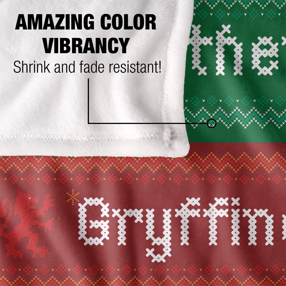 Harry Potter Hogwarts Houses Christmas Blanket