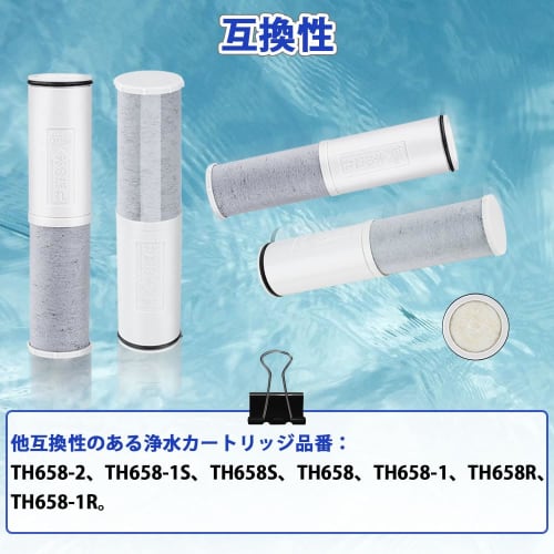 SFC0002 Successor Product BSC05001 5+1 Substance Removal, PFOS & PFOA Removal, SFC0002TTS Water Purification Cartridge, Replacement Filter for Water P