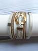 Bracciale da Donna in Ecopelle Stile Bohemien con Chiusura Magnetica