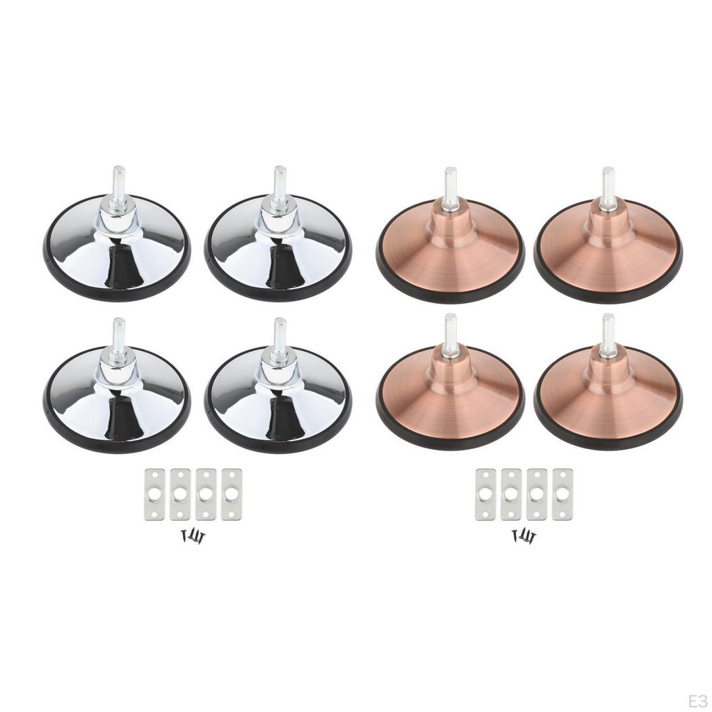 4 Pieces Billiard Pool Table Leg Leveler Game Furniture with Accessories Hardware