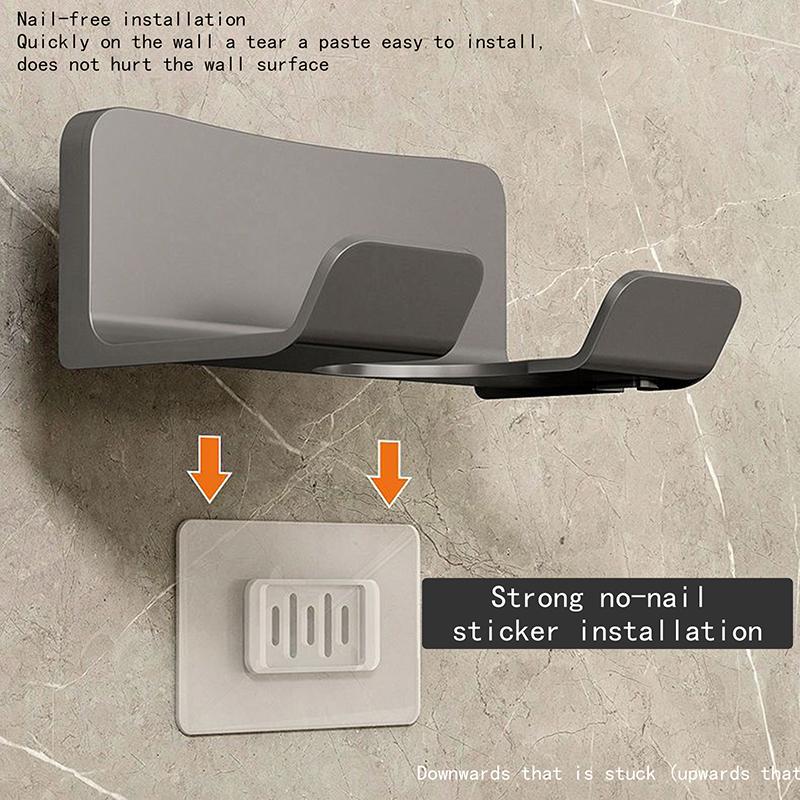 Hair Dryer Storage Holder Bathroom Wall Mounted Storage Holder Home Shelf Storage Shelves Accessories Hair Brush Storage Bracket