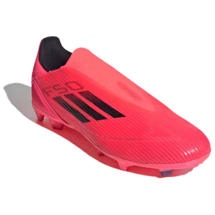 Ny Adidas F50 League Snøreløs Fast/Multi Underlag Turbo Aurora Svart Platinum Metallic IE0607